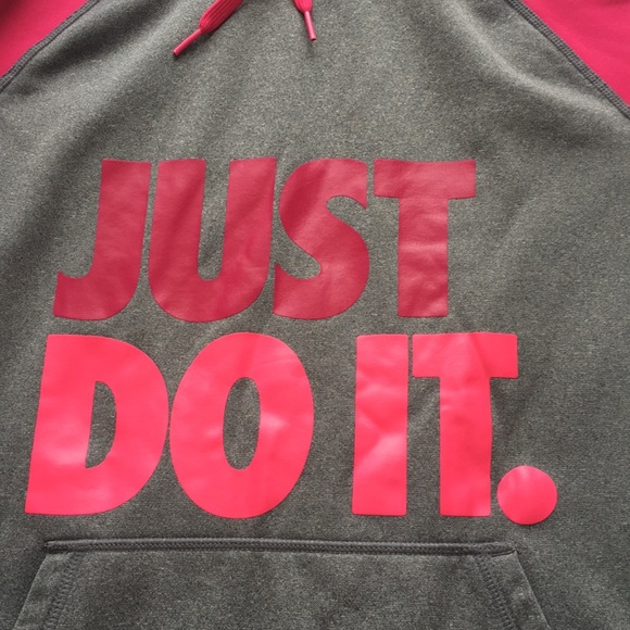 Pink Nike ‘Just Do It’ hoodie - Picture 2 of 6